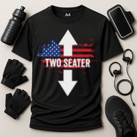 Funny 4th Of July Dirty Two Seater Cooling Performance Crew T-Shirt