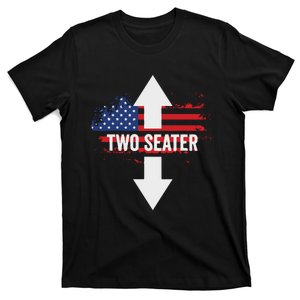 Funny 4th Of July Dirty Two Seater T-Shirt