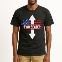 Funny 4th Of July Dirty Two Seater Tall T-Shirt