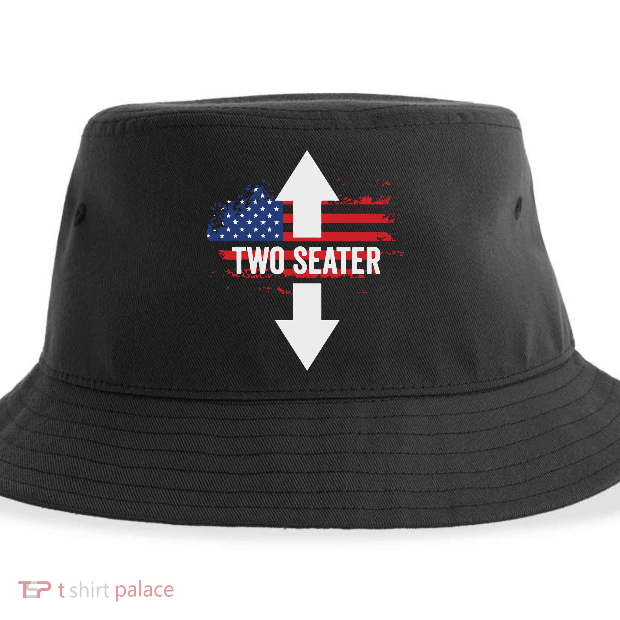 Funny 4th Of July Dirty Two Seater Sustainable Bucket Hat