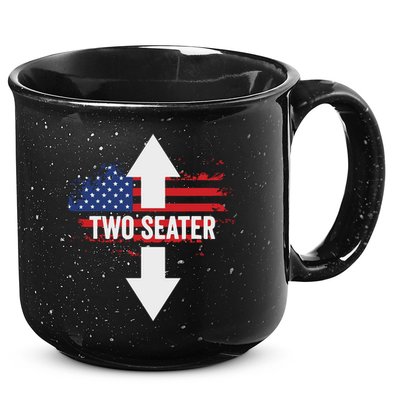 Funny 4th Of July Dirty Two Seater 15oz Campfire Ceramic Mug