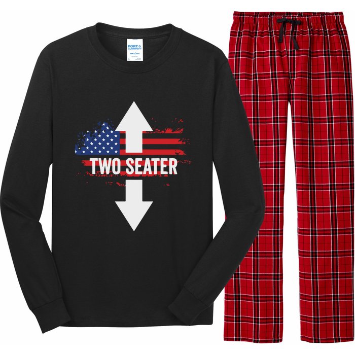 Funny 4th Of July Dirty Two Seater Long Sleeve Pajama Set