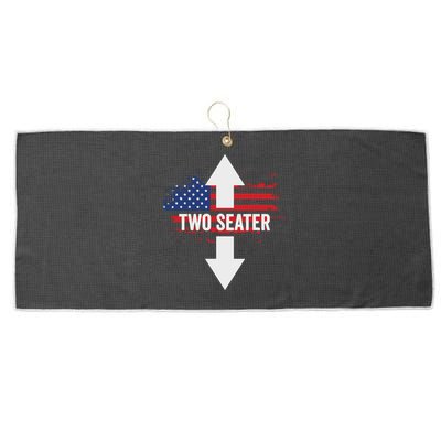Funny 4th Of July Dirty Two Seater Large Microfiber Waffle Golf Towel