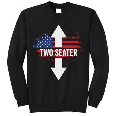 Funny 4th Of July Dirty Two Seater Tall Sweatshirt