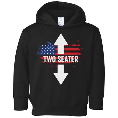 Funny 4th Of July Dirty Two Seater Toddler Hoodie