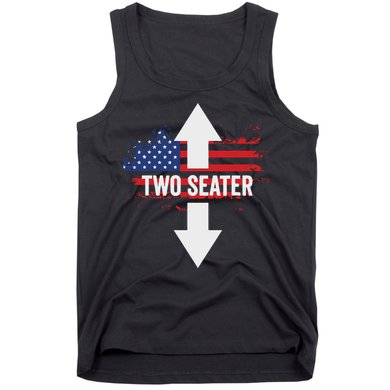 Funny 4th Of July Dirty Two Seater Tank Top