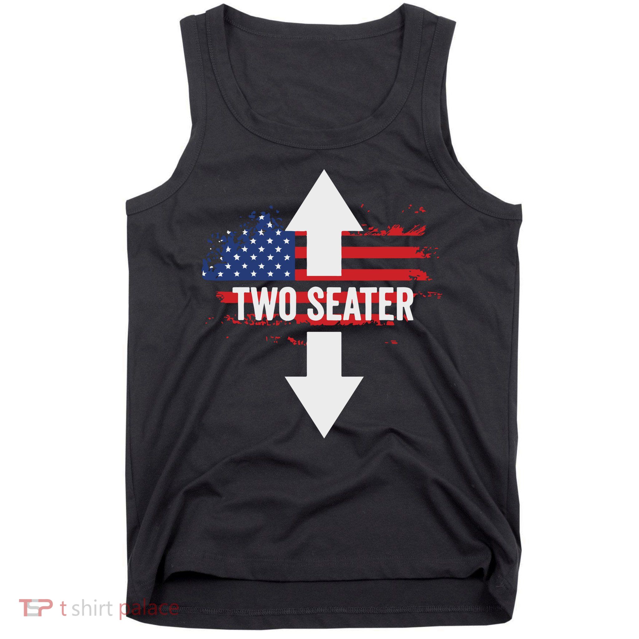 Funny 4th Of July Dirty Two Seater Tank Top