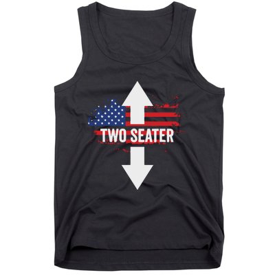 Funny 4th Of July Dirty Two Seater Tank Top