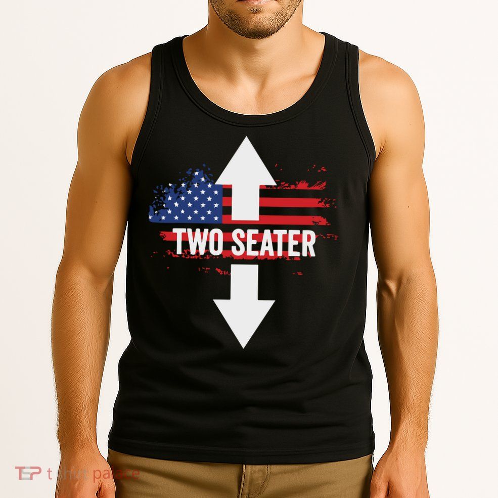 Funny 4th Of July Dirty Two Seater Tank Top