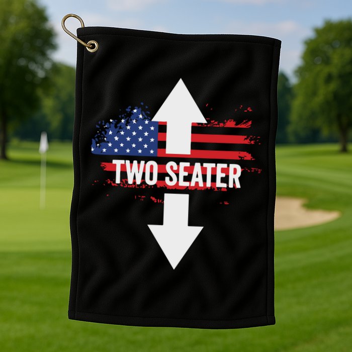 Funny 4th Of July Dirty Two Seater Golf Towel