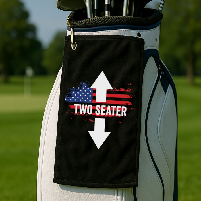 Funny 4th Of July Dirty Two Seater Golf Towel