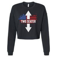 Funny 4th Of July Dirty Two Seater Cropped Pullover Crew