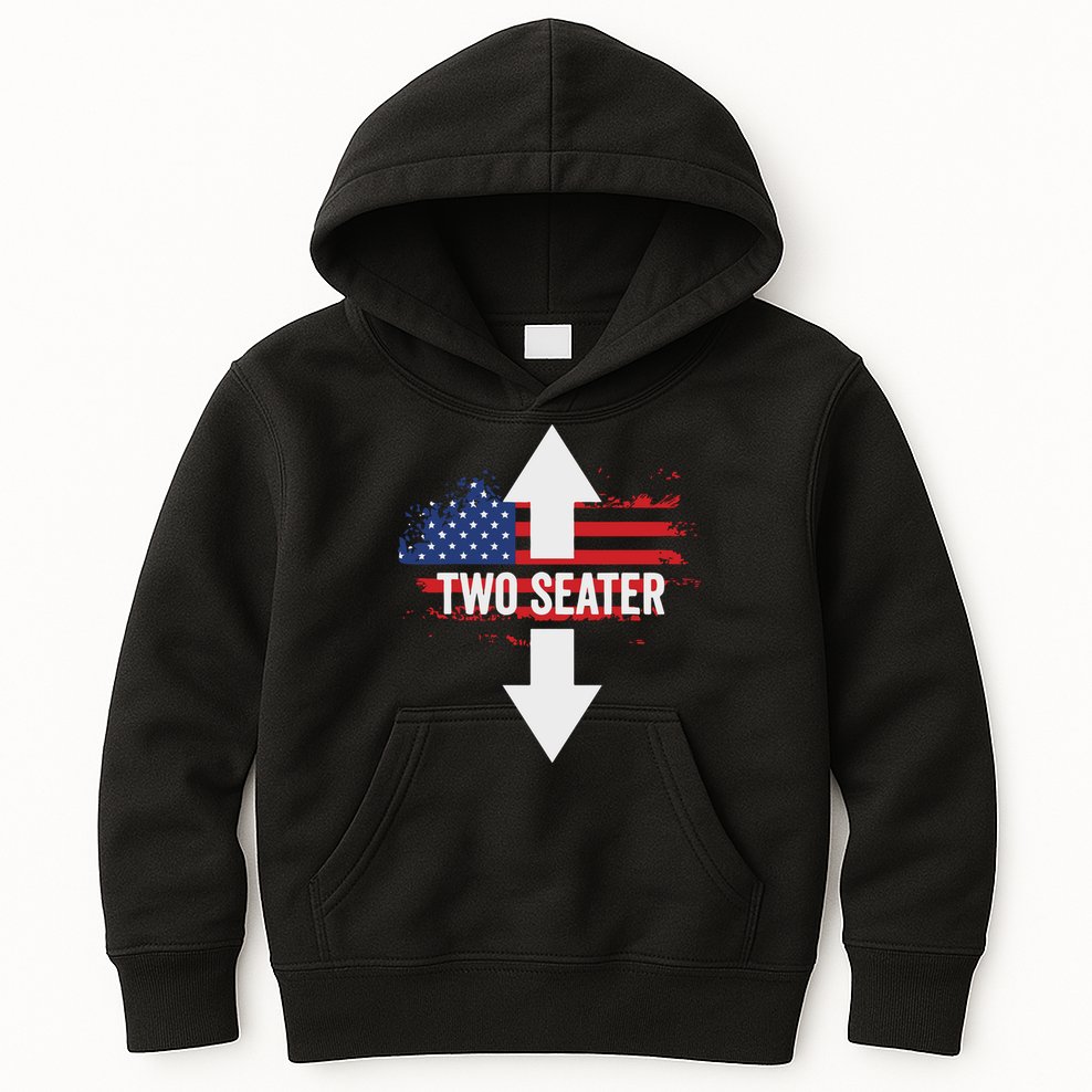 Funny 4th Of July Dirty Two Seater Kids Hoodie