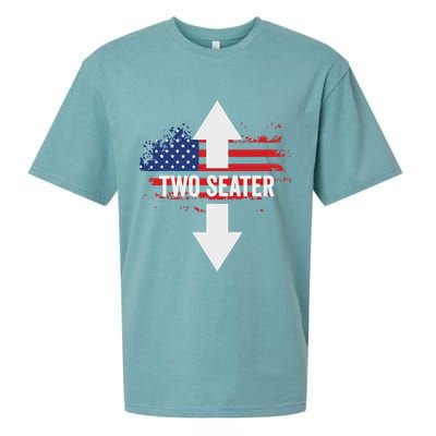 Funny 4th Of July Dirty Two Seater Sueded Cloud Jersey T-Shirt
