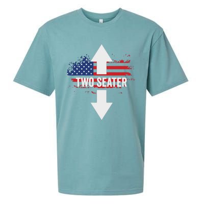 Funny 4th Of July Dirty Two Seater Sueded Cloud Jersey T-Shirt