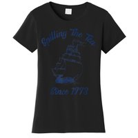 Fun 4th Of July Spilling The Tea Since 1773 History Teacher Women's T-Shirt