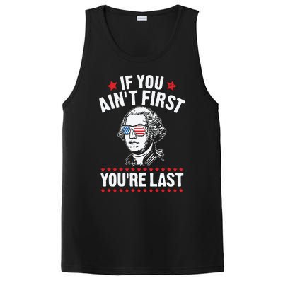 Funny 4th Of July Shirts George Washington Patriotic Usa 4th Of July PosiCharge Competitor Tank