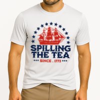 Funny 4th Of July Spilling The Tea Since 1773 Fourth Of July Cooling Performance Crew T-Shirt