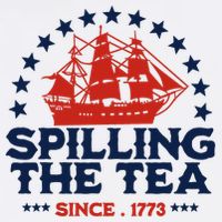 Funny 4th Of July Spilling The Tea Since 1773 Fourth Of July Cooling Performance Crew T-Shirt