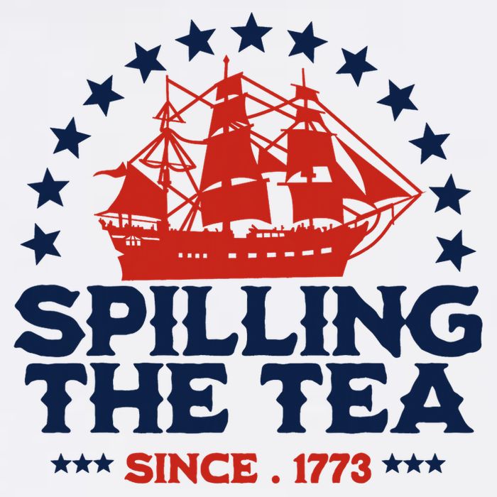 Funny 4th Of July Spilling The Tea Since 1773 Fourth Of July Cooling Performance Crew T-Shirt