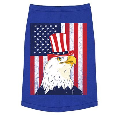 Funny 4th Of July American Flag Patriotic Eagle Usa Gift Doggie Tank