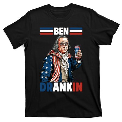 Funny 4th Of July Ben Drankin Patriotic. T-Shirt