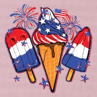 Funny 4th Of July Patriotic Popsicle 25L Jumbo Tote