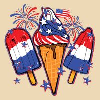 Funny 4th Of July Patriotic Popsicle Zip Tote Bag