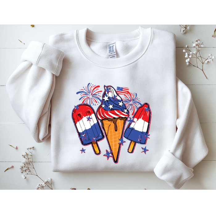 Funny 4th Of July Patriotic Popsicle Sweatshirt
