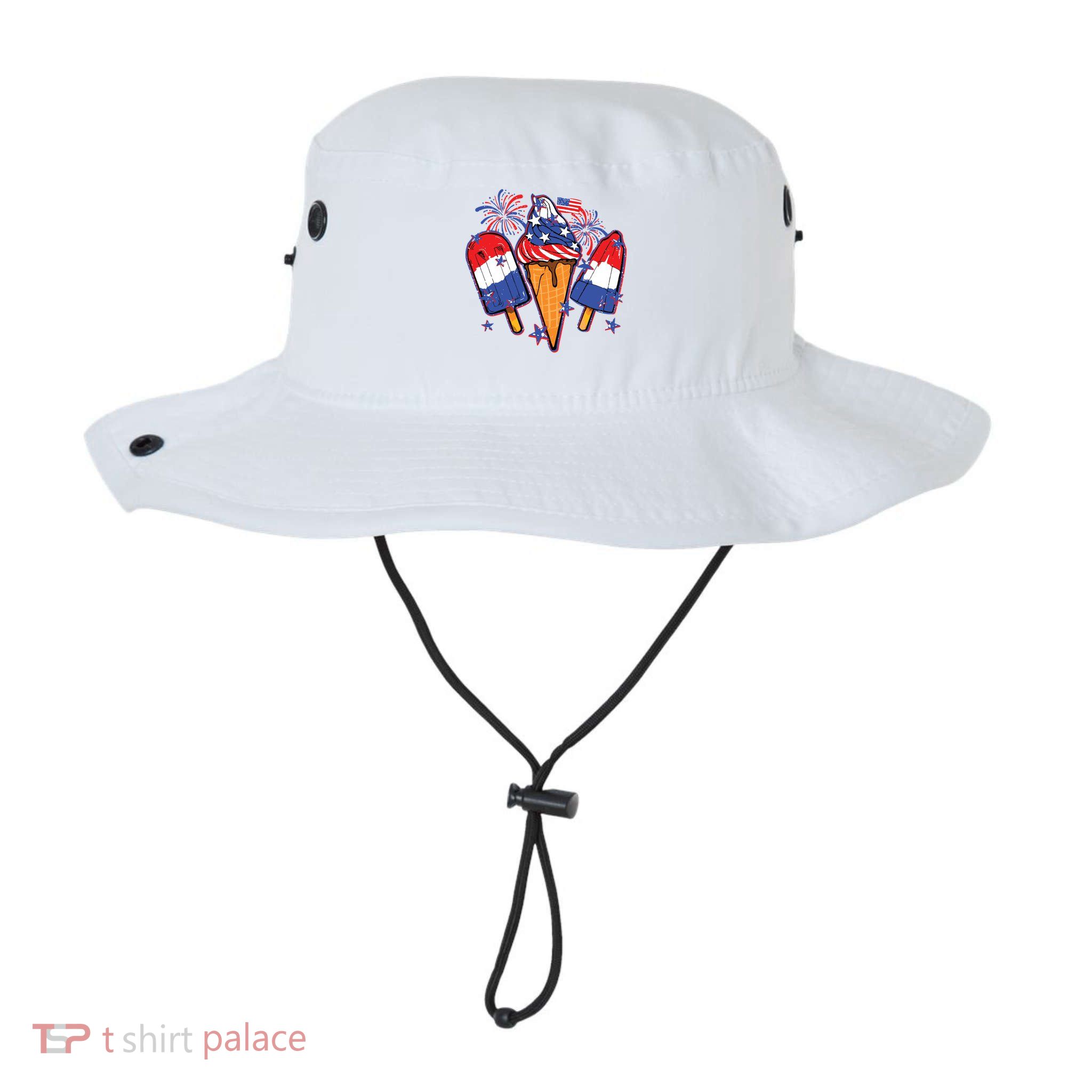 Funny 4th Of July Patriotic Popsicle Bucket Hat