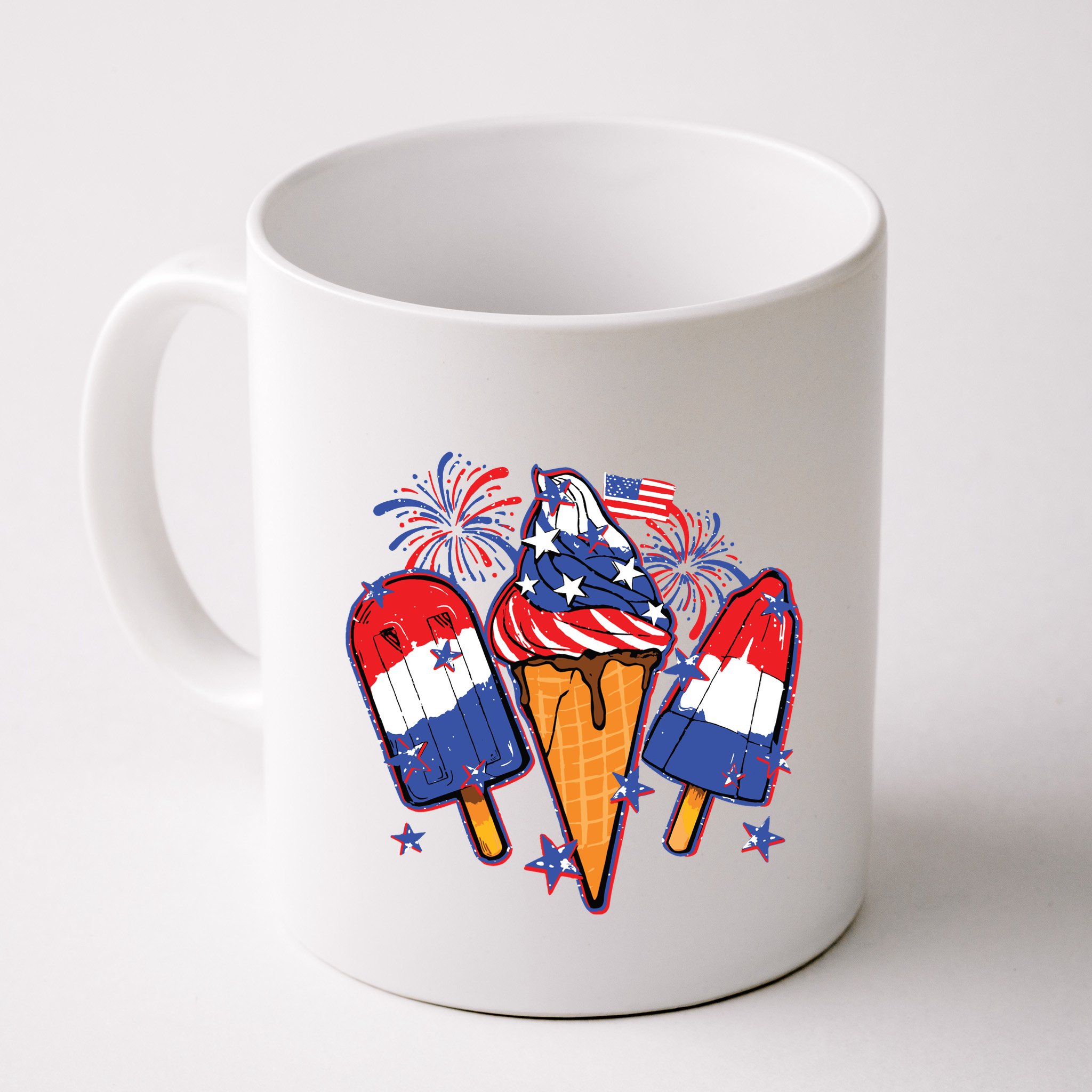 Funny 4th Of July Patriotic Popsicle Mug