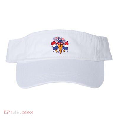 Funny 4th Of July Patriotic Popsicle Visor