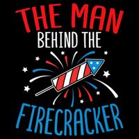 Funny 4th Of July Baby Shower The Man Behind The Firecracker Impact Tech Backpack