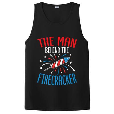 Funny 4th Of July Baby Shower The Man Behind The Firecracker PosiCharge Competitor Tank