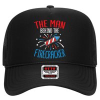 Funny 4th Of July Baby Shower The Man Behind The Firecracker Hat