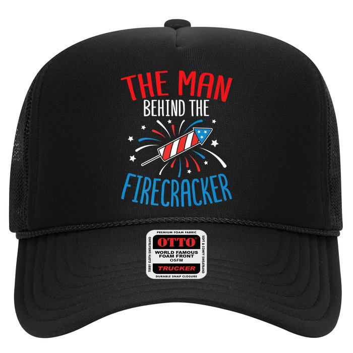 Funny 4th Of July Baby Shower The Man Behind The Firecracker Hat