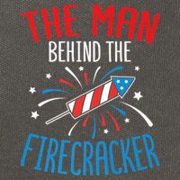 Funny 4th Of July Baby Shower The Man Behind The Firecracker Cotton Canvas Backpack