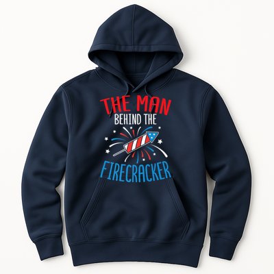Funny 4th Of July Baby Shower The Man Behind The Firecracker Hoodie
