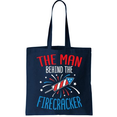 Funny 4th Of July Baby Shower The Man Behind The Firecracker Bag
