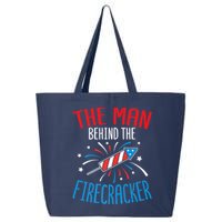 Funny 4th Of July Baby Shower The Man Behind The Firecracker 25L Jumbo Tote