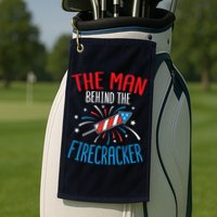 Funny 4th Of July Baby Shower The Man Behind The Firecracker Golf Towel