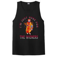 Funny 4th Of July Im Just Here For The Wieners Hot Dogs PosiCharge Competitor Tank