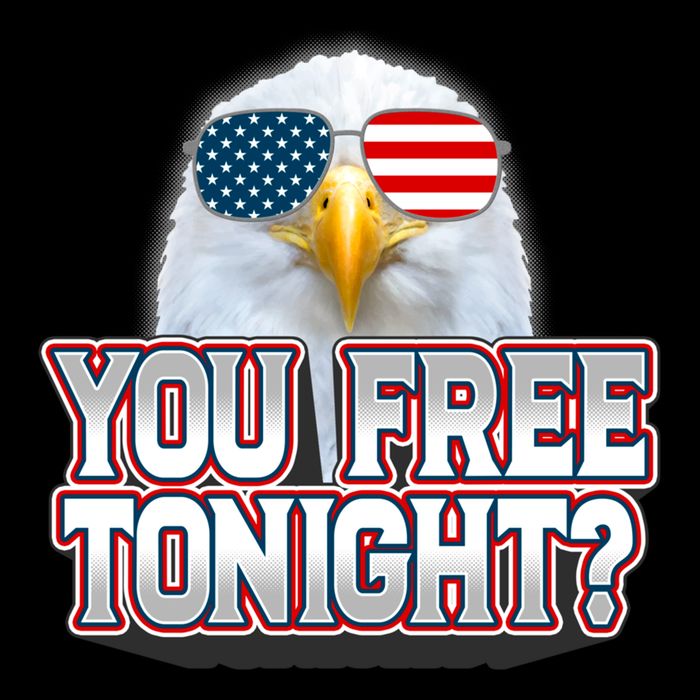 Fourth 4th Of July Bald Eagle You Free Tonight Funny Gift Impact Tech Backpack