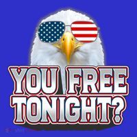 Fourth 4th Of July Bald Eagle You Free Tonight Funny Gift 16 in Basic Backpack