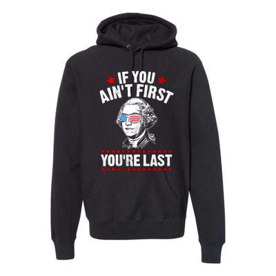 Funny 4th Of July Shirts George Washington Premium Hoodie