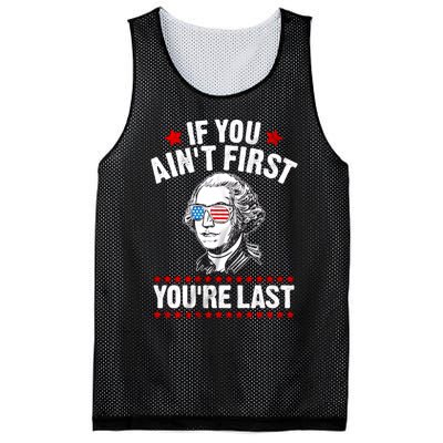 Funny 4th Of July Shirts George Washington Mesh Reversible Basketball Jersey Tank