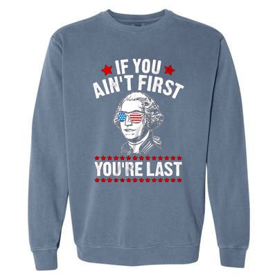 Funny 4th Of July Shirts George Washington Garment-Dyed Sweatshirt