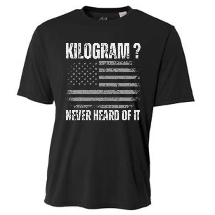 Funny 4th Of July Patriotic Usa What Is A Kilogram Cooling Performance Crew T-Shirt