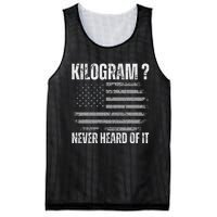 Funny 4th Of July Patriotic Usa What Is A Kilogram Mesh Reversible Basketball Jersey Tank