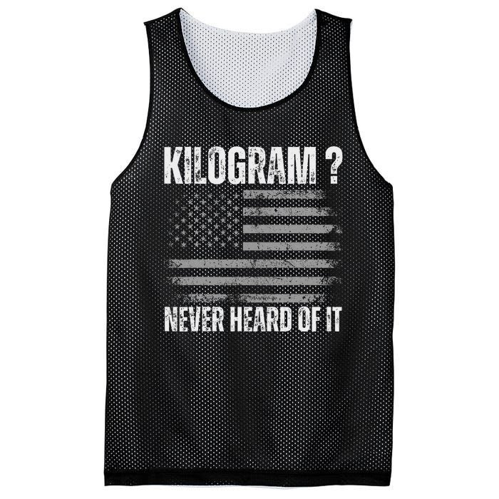 Funny 4th Of July Patriotic Usa What Is A Kilogram Mesh Reversible Basketball Jersey Tank